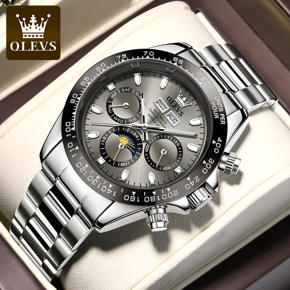 Cartier Watch Tank - OLEVS 6654 Luxury Mens Watch Chronograph