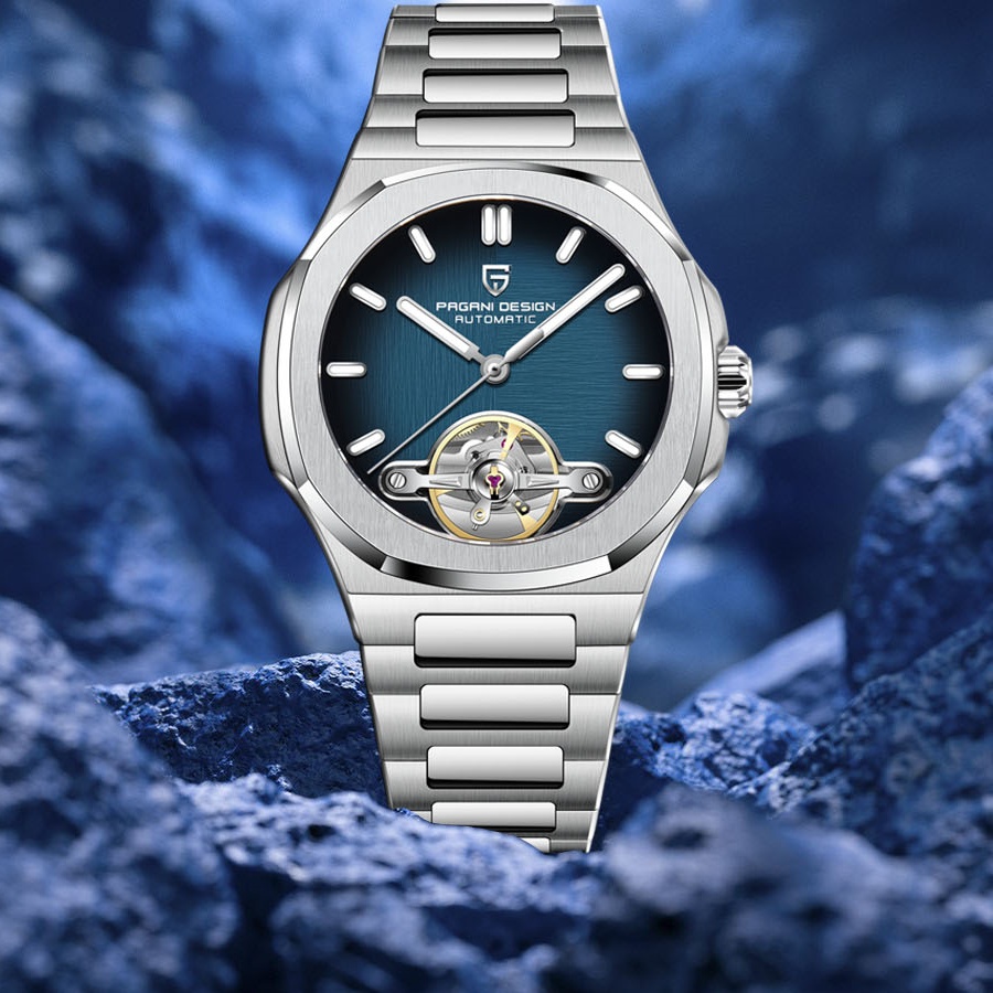 Seiko Watch Presage - PAGANI DESIGN New Mechanical Hollow-Out Tourbillon