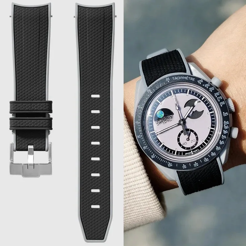 Curved End Strap for Omega X S - Omega Watch Speedmaster 评论和价格