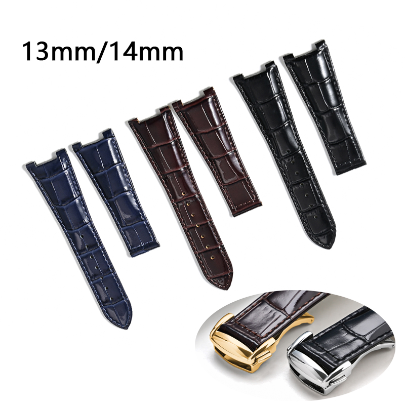 Genuine Leather Watchband For  - Omega Watch Constellation 评论和价格