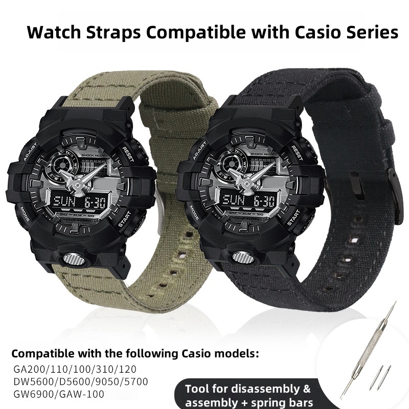Nylon Strap For Casio 16mm Wat - Casio Watch G-Shock Dw-5600 评论和价格