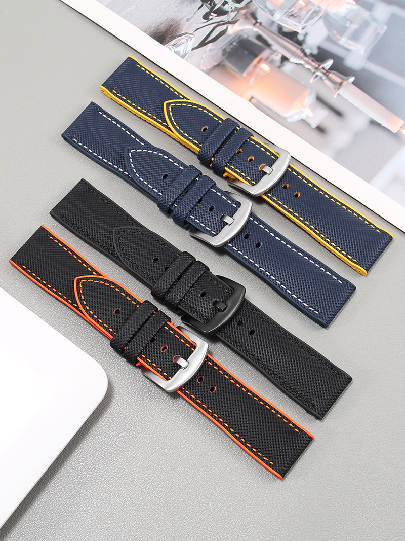 Nylon Textured Watch Strap Sui - Omega Watch Speedmaster 评论和价格