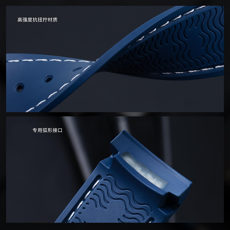 Curved End Rubber Silicone Wat - Omega Watch Speedmaster 评论和价格