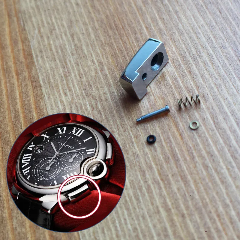 Steel Waterproof Pusher Button - Cartier Watch Ballon Bleu 评论和价格