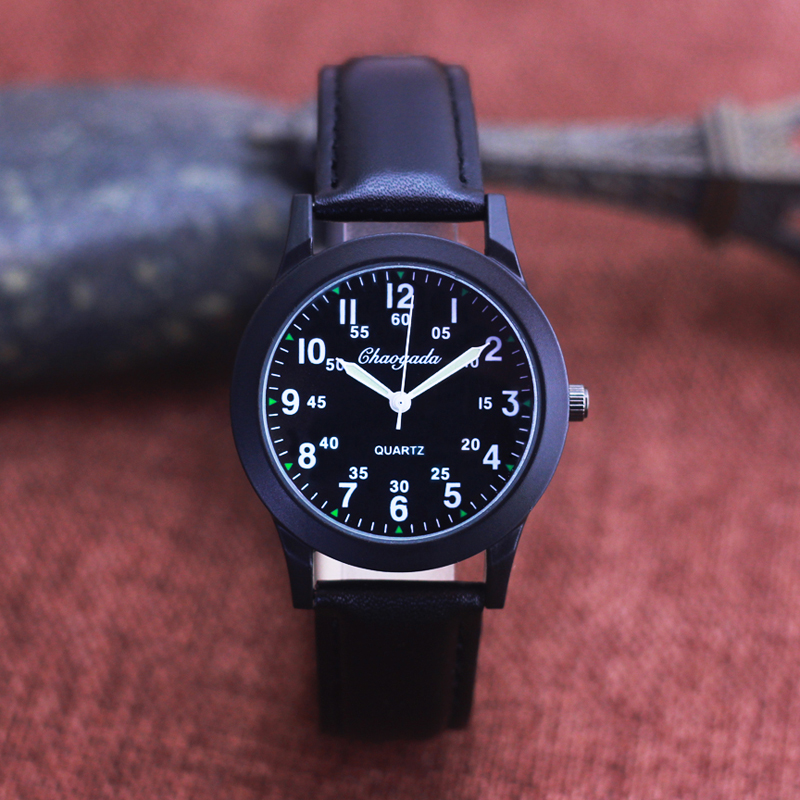 Chaoyada Fashion Men Boys Leat - Leather Watch Band Men 评论和价格