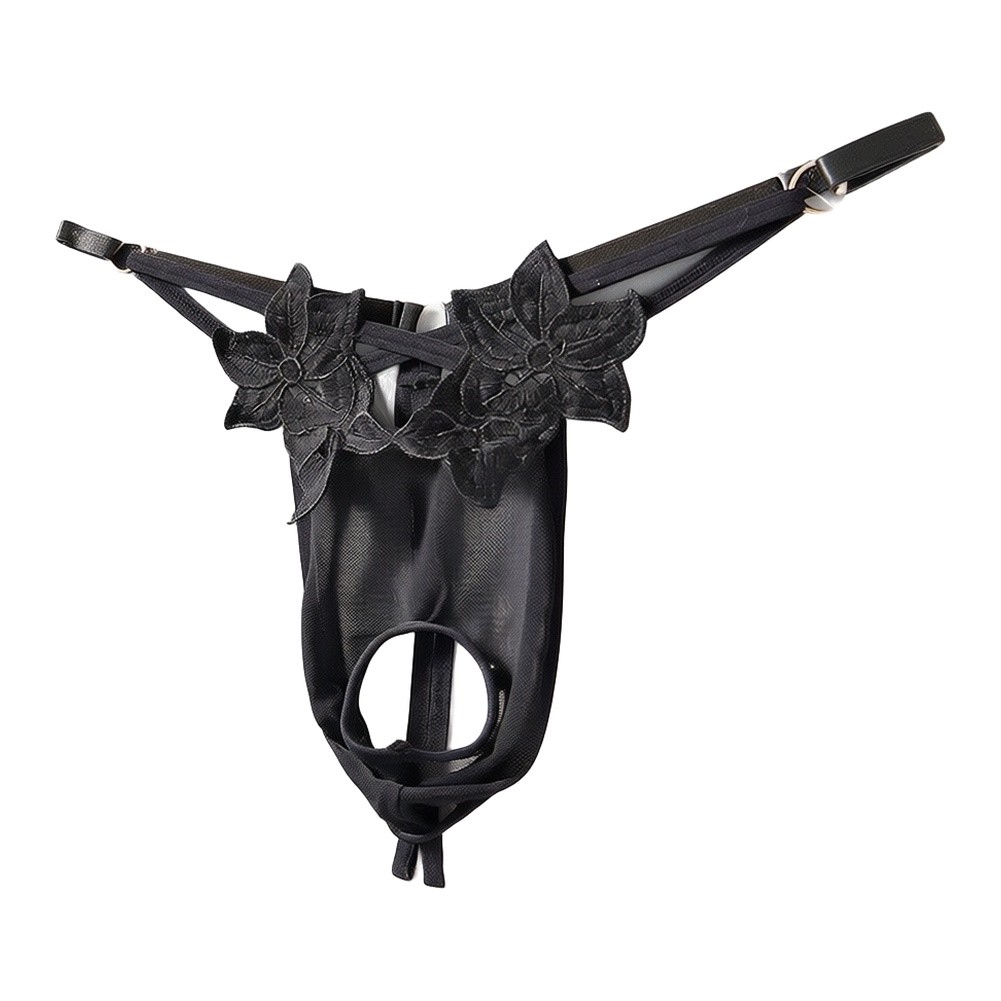 Men Lace G‑String Underwear Fl - Mesh Strap Metal 评论和价格