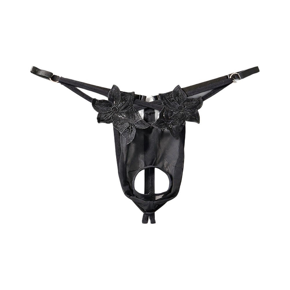 Men Lace G‑String Underwear Fl - Mesh Strap Metal 评论和价格
