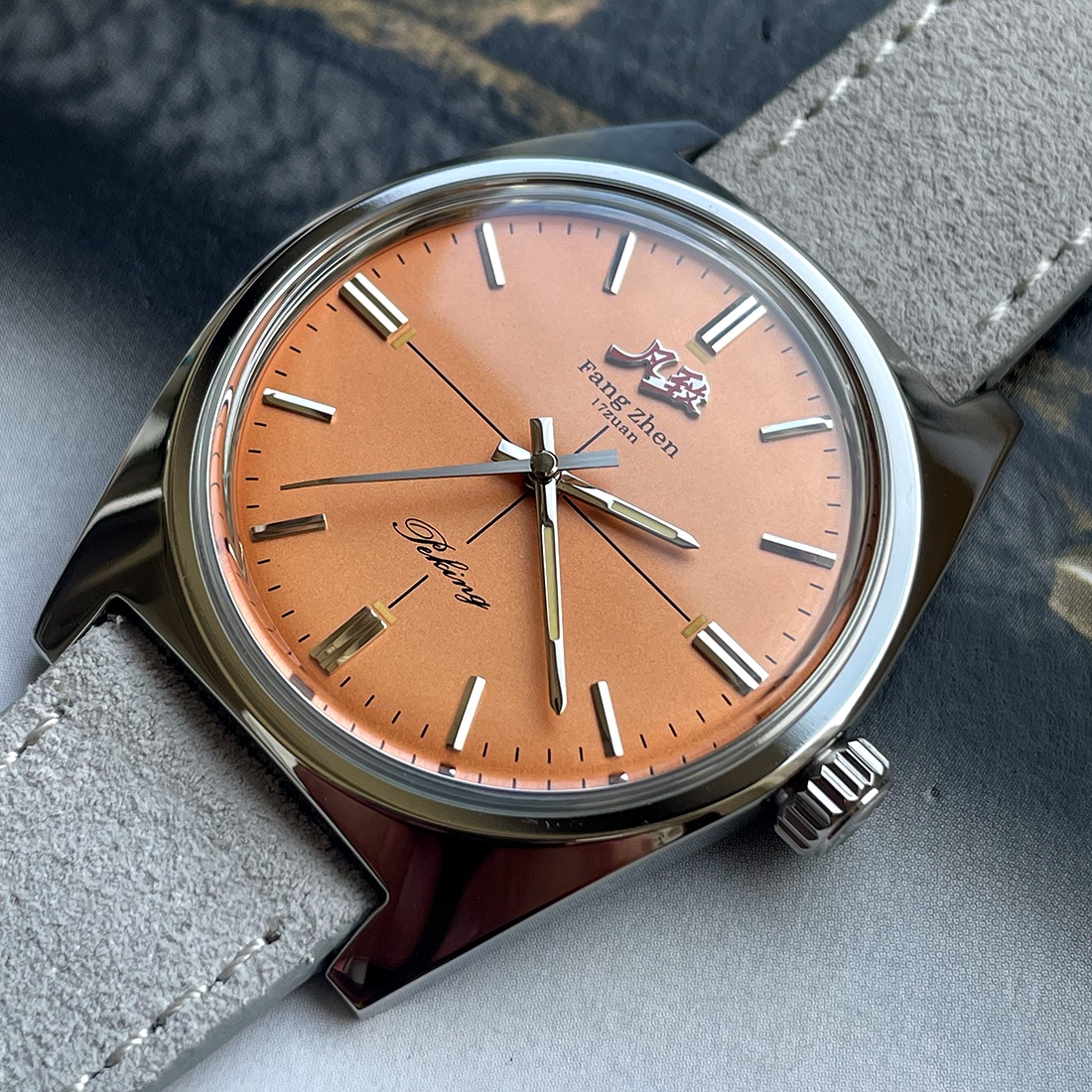 Merkur Watch Salmon Dial Watch - Seiko Watch Presage 评论和价格